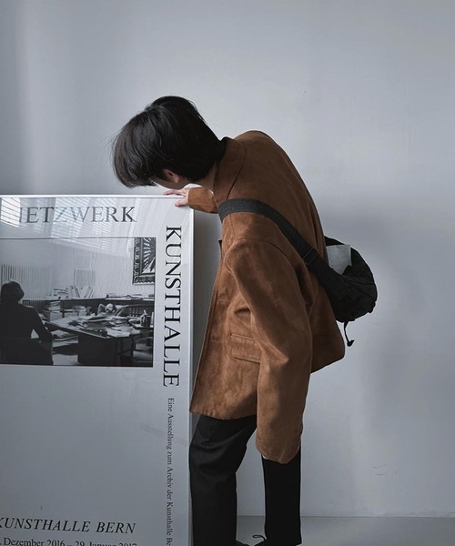 ALAND(エーランド)の「【UNISEX】ASCLO/ステインスエードブルゾン(ブルゾン・メンズ・ブラウン/ベージュ・FREE)」の16枚目の写真