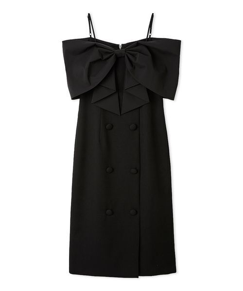 ビッグリボンオフショルワンピース（ワンピース）｜FURFUR（ファー