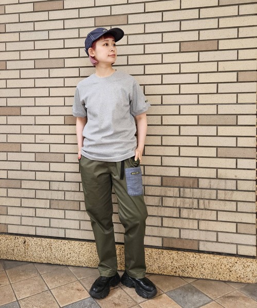 GREEN BOWL(グリーンボウル)の「グリーンボウル【GREEN BOWL】Stretch Twill Easy Pants(チノパンツ・メンズ・カーキ/チャコールグレー・M/L)」の1枚目の写真