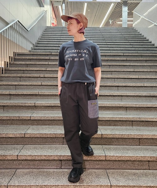 GREEN BOWL(グリーンボウル)の「グリーンボウル【GREEN BOWL】Stretch Twill Easy Pants(チノパンツ・メンズ・カーキ/チャコールグレー・M/L)」の2枚目の写真