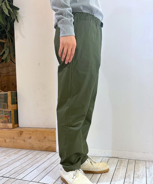 GREEN BOWL(グリーンボウル)の「グリーンボウル【GREEN BOWL】Stretch Twill Easy Pants(チノパンツ・メンズ・カーキ/チャコールグレー・M/L)」の4枚目の写真