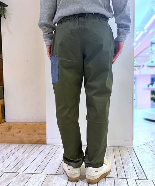 GREEN BOWL(グリーンボウル)の「グリーンボウル【GREEN BOWL】Stretch Twill Easy Pants(チノパンツ・メンズ・カーキ/チャコールグレー・M/L)」の5枚目の写真