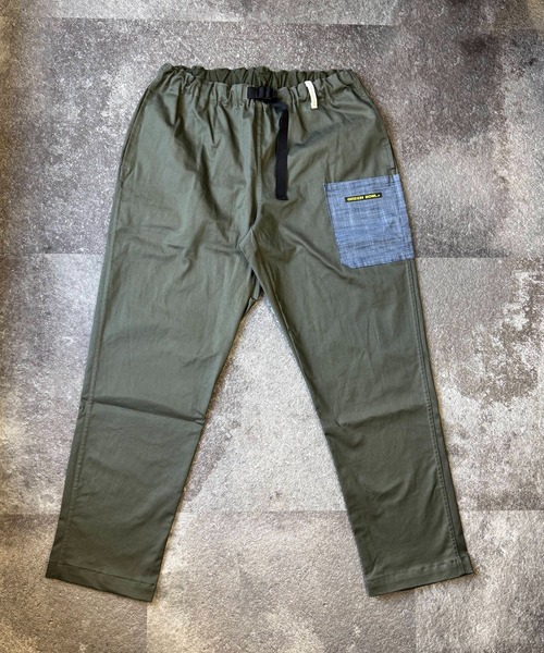 GREEN BOWL(グリーンボウル)の「グリーンボウル【GREEN BOWL】Stretch Twill Easy Pants(チノパンツ・メンズ・カーキ/チャコールグレー・M/L)」の6枚目の写真