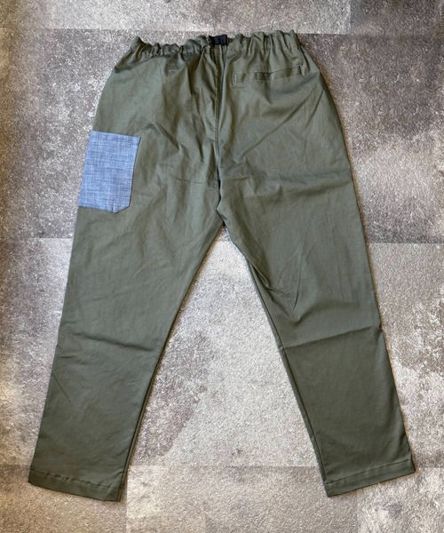 GREEN BOWL(グリーンボウル)の「グリーンボウル【GREEN BOWL】Stretch Twill Easy Pants(チノパンツ・メンズ・カーキ/チャコールグレー・M/L)」の7枚目の写真