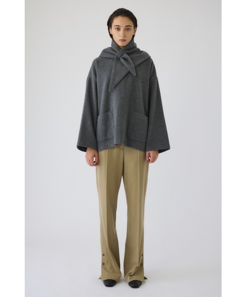 RIM.ARK（リムアーク）の「Hem design slim stretch PT ヘム デザイン スリム ストレッチ パンツ（スラックス・レディース・ブラック/ブラウン/イエロー・38/36）」の12枚目の写真