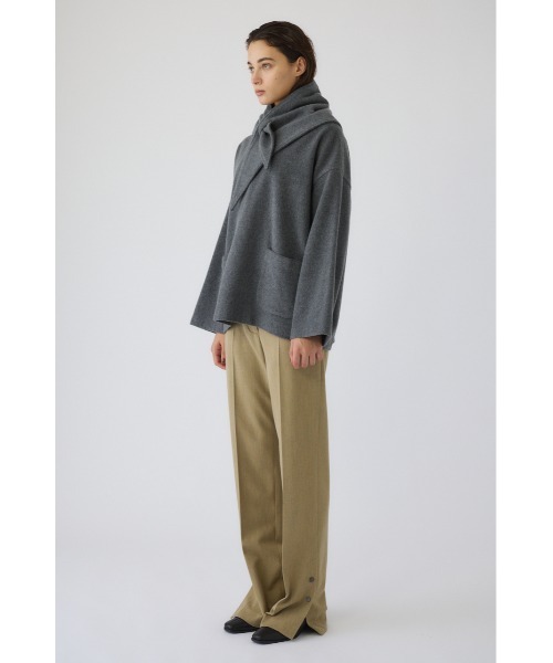 RIM.ARK（リムアーク）の「Hem design slim stretch PT ヘム デザイン スリム ストレッチ パンツ（スラックス・レディース・ブラック/ブラウン/イエロー・38/36）」の13枚目の写真