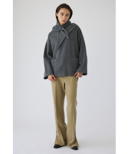 RIM.ARK（リムアーク）の「Hem design slim stretch PT ヘム デザイン スリム ストレッチ パンツ（スラックス・レディース・ブラック/ブラウン/イエロー・38/36）」の15枚目の写真