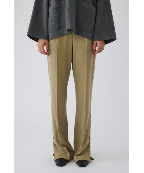 RIM.ARK（リムアーク）の「Hem design slim stretch PT ヘム デザイン スリム ストレッチ パンツ（スラックス・レディース・ブラック/ブラウン/イエロー・38/36）」の16枚目の写真