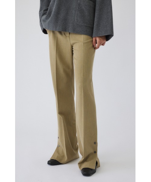 RIM.ARK（リムアーク）の「Hem design slim stretch PT ヘム デザイン スリム ストレッチ パンツ（スラックス・レディース・ブラック/ブラウン/イエロー・38/36）」の17枚目の写真