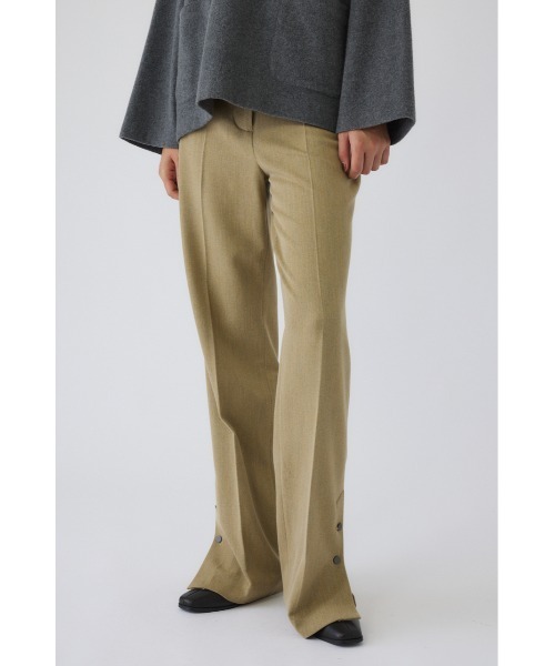 RIM.ARK（リムアーク）の「Hem design slim stretch PT ヘム デザイン スリム ストレッチ パンツ（スラックス・レディース・ブラック/ブラウン/イエロー・38/36）」の18枚目の写真