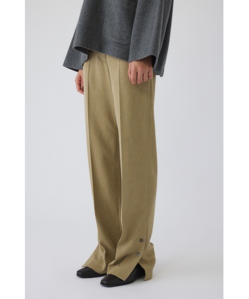 RIM.ARK（リムアーク）の「Hem design slim stretch PT ヘム デザイン スリム ストレッチ パンツ（スラックス・レディース・ブラック/ブラウン/イエロー・38/36）」の19枚目の写真