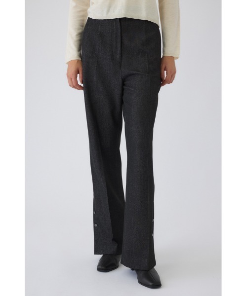 RIM.ARK（リムアーク）の「Hem design slim stretch PT ヘム デザイン スリム ストレッチ パンツ（スラックス・レディース・ブラック/ブラウン/イエロー・38/36）」の11枚目の写真