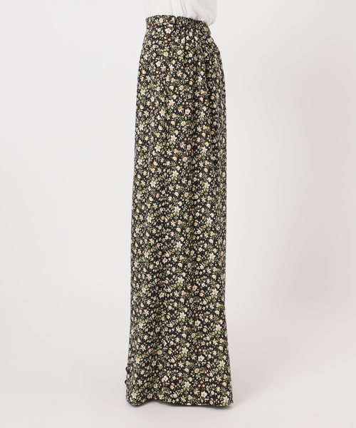 追加》【ZOZO限定】ウォッシャブル / フラワープリントスカート