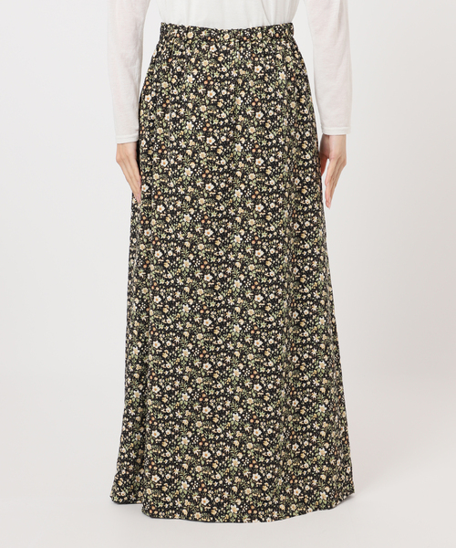 追加》【ZOZO限定】ウォッシャブル / フラワープリントスカート