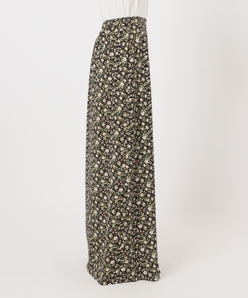 追加》【ZOZO限定】ウォッシャブル / フラワープリントスカート