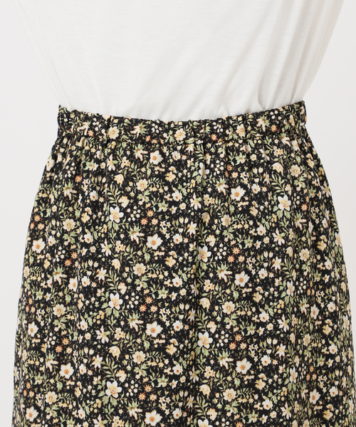 追加》【ZOZO限定】ウォッシャブル / フラワープリントスカート