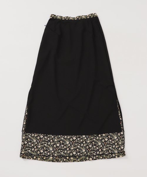 B.C STOCK 【ZOZO限定】ウォッシャブル / フラワープリントスカート ZOZO限定】ウォッシャブル / フラワープリントスカート