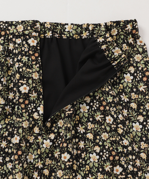 追加》【ZOZO限定】ウォッシャブル / フラワープリントスカート