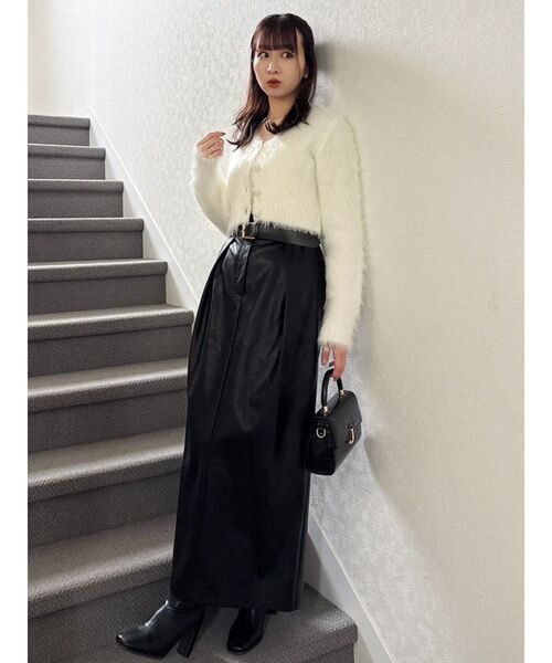 dazzlin(ダズリン)の「チノベルトスカート(スカート・レディース・ベージュ/ブラック・SMALL/MEDIUM)」の18枚目の写真