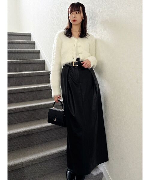 dazzlin(ダズリン)の「チノベルトスカート(スカート・レディース・ベージュ/ブラック・SMALL/MEDIUM)」の19枚目の写真