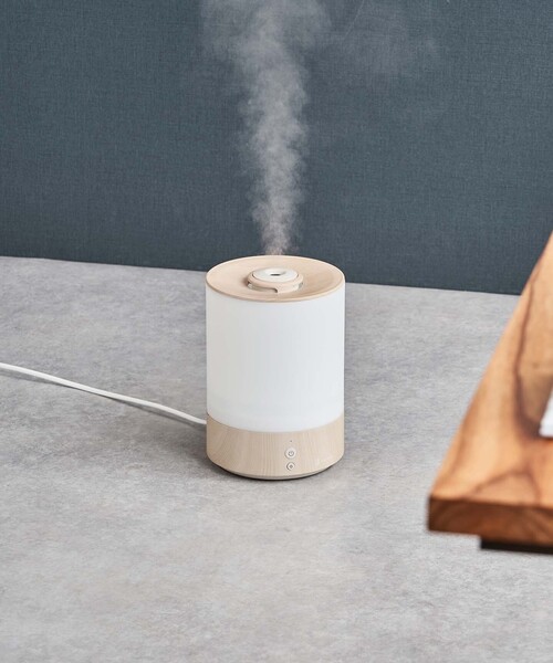 journal standard 加湿器　美品 Life on Products】上部給水式 超音波加湿器 ライト付 Premium WOOD