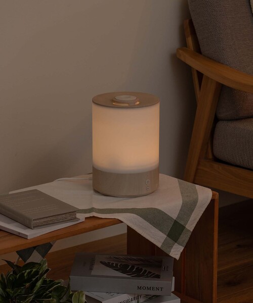 Life on Products】上部給水式 超音波加湿器 ライト付 Premium WOOD