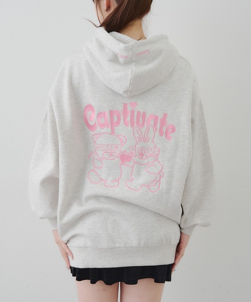 メロメロウサギパーカー（パーカー）｜Another Branch olive des olive