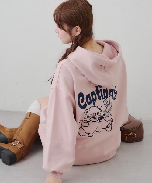 即完売▽deuxieme classe ENDEARパーカー▽ピンク▽極美品 Endear hood