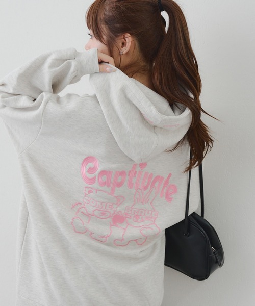 メロメロウサギパーカー（パーカー）｜Another Branch olive des olive