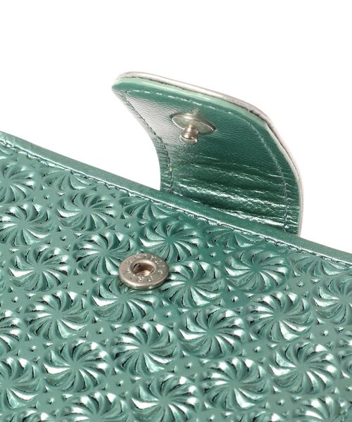 HIROKO HAYASHI（ヒロコハヤシ）の「GIRASOLE PIPERITA（ジラソーレ ピペリータ）薄型二つ折り財布（財布・レディース・グリーン系・00）」の11枚目の写真