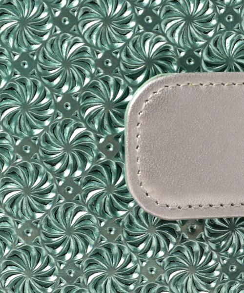 HIROKO HAYASHI（ヒロコハヤシ）の「GIRASOLE PIPERITA（ジラソーレ ピペリータ）薄型二つ折り財布（財布・レディース・グリーン系・00）」の6枚目の写真