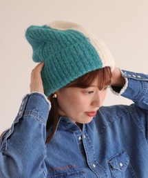 cepo（セポ）の「バイカラーニット帽（ニットキャップ/ビーニー）」