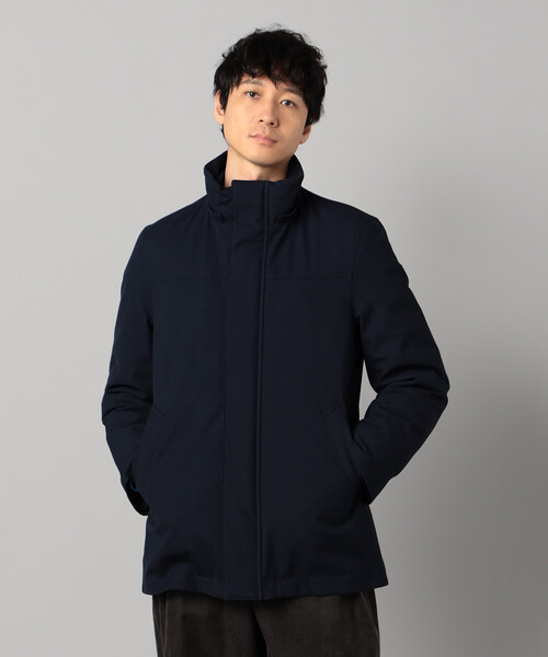 COMME CA MEN(コムサメン)の「【3WAY】ラミネート加工バーズアイ コート(その他アウター・メンズ・ネイビー/チャコールグレー・S/M/L/XL)」の16枚目の写真