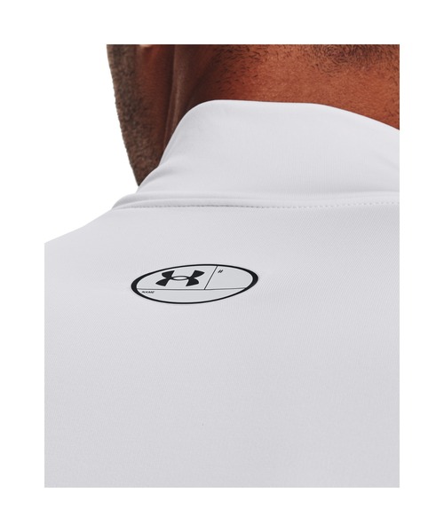 UNDER ARMOUR（アンダーアーマー）の「アンダーアーマー  UAコールドギアアーマー コンプレッション ロングスリーブ モックネック シャツ（シャツ/ブラウス・メンズ・ブラック/ホワイト・M/L/LL/3L/S）」の5枚目の写真