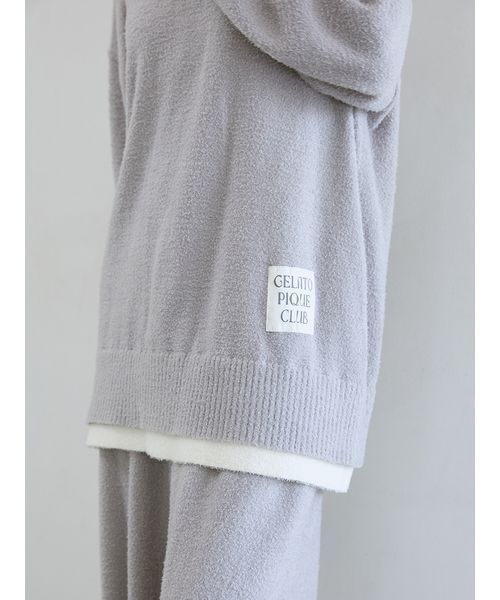 な*様 GELATO PIQUE CLUB ルームウェア グレー　美品 gelato pique（ジェラートピケ）の「レイヤードホットスムーズィープル