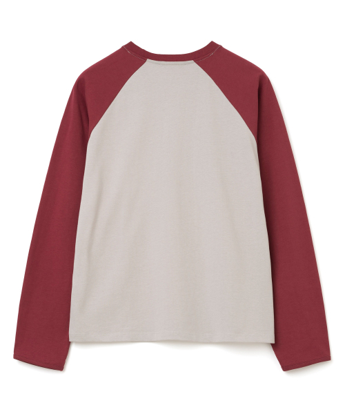 Millo Archive（ミロ アーカイブ）の「ミドルポケットラグランロングスリーブ[バーガンディ]（Tシャツ/カットソー・メンズ・その他・MEDIUM/LARGE/X-LARGE）」の5枚目の写真