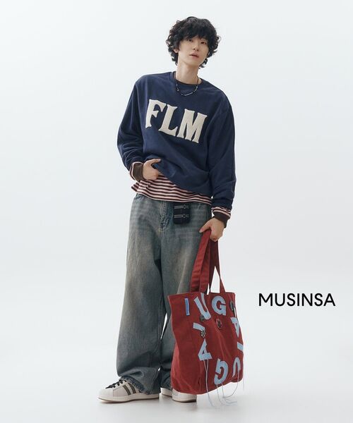 F.ILLUMINATE（フィルミネイト）の「FLM ブークルロゴスウェットシャツ-ネイビー（スウェット・レディース・その他・SMALL/MEDIUM/LARGE）」の11枚目の写真