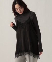 Elura | レースサテンキャミソール/625546(キャミソール)