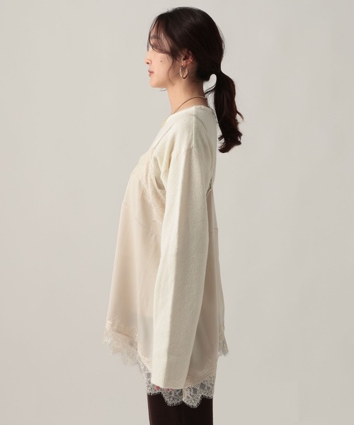 Elura（エルーラ）の「レースサテンキャミソール/625546（キャミソール・レディース・ブラック/オフホワイト・FREE）」の11枚目の写真