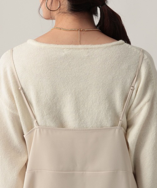 Elura（エルーラ）の「レースサテンキャミソール/625546（キャミソール・レディース・ブラック/オフホワイト・FREE）」の13枚目の写真