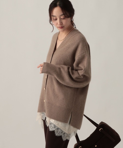 Elura（エルーラ）の「レースサテンキャミソール/625546（キャミソール・レディース・ブラック/オフホワイト・FREE）」の6枚目の写真