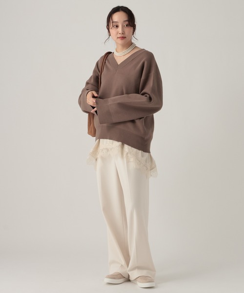 Elura（エルーラ）の「レースサテンキャミソール/625546（キャミソール・レディース・ブラック/オフホワイト・FREE）」の22枚目の写真