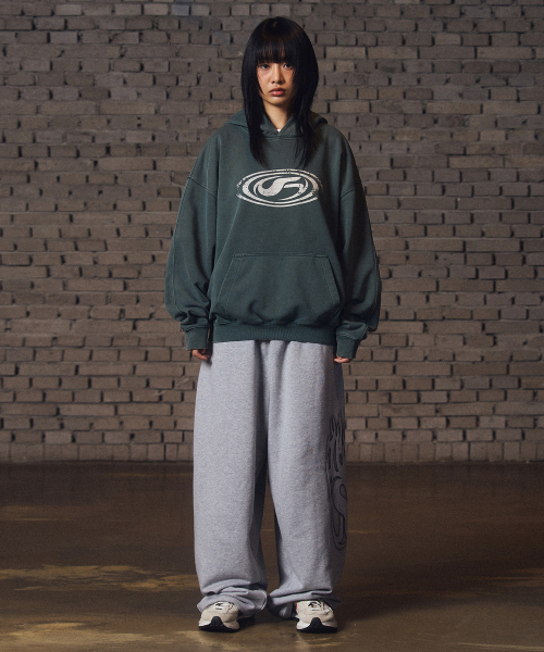 F.ILLUMINATE(フィルミネイト)の「スパンキー ロゴ スウェットパンツ - メランジグレー(スウェットパンツ・レディース・その他・MEDIUM/LARGE/SMALL)」の4枚目の写真