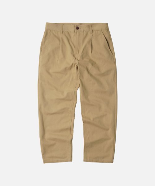 FRIZMWORKS(フリズムワークス)の「OG HAWORTH ONE TUCK PANTS _ BEIGE(その他パンツ・メンズ・その他・SMALL/MEDIUM/LARGE/X-LARGE)」の1枚目の写真