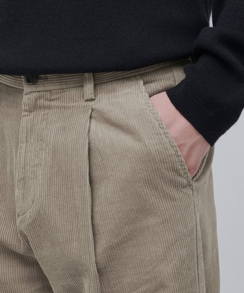 MUSINSA STANDARD（ムシンサスタンダード）の「ワイドコーデュロイパンツ【ライトベージュ】（その他パンツ・メンズ・その他・27/28/29/34/32/30/31/33/26/38/36）」の6枚目の写真