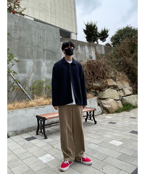 MUSINSA STANDARD（ムシンサスタンダード）の「ワイドコーデュロイパンツ【ライトベージュ】（その他パンツ・メンズ・その他・27/28/29/34/32/30/31/33/26/38/36）」の13枚目の写真