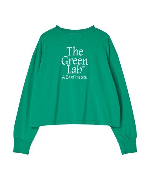 THE GREEN LAB（ザグリーンラボ）の「エッセンシャルクロップ長袖Tシャツ[グリーン]（Tシャツ/カットソー・レディース・その他・FREE）」の7枚目の写真