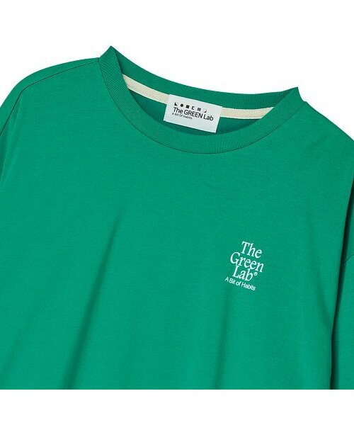 THE GREEN LAB（ザグリーンラボ）の「エッセンシャルクロップ長袖Tシャツ[グリーン]（Tシャツ/カットソー・レディース・その他・FREE）」の8枚目の写真