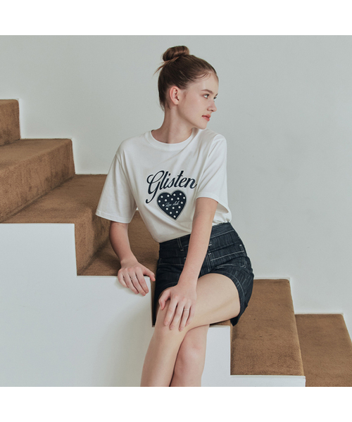 ZEROSTREET(ゼロストリート)の「チェリッシュ 半袖Tシャツ / ホワイト(Tシャツ/カットソー・レディース・ホワイト・MEDIUM/SMALL)」の1枚目の写真
