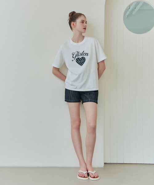ZEROSTREET(ゼロストリート)の「チェリッシュ 半袖Tシャツ / ホワイト(Tシャツ/カットソー・レディース・ホワイト・MEDIUM/SMALL)」の3枚目の写真